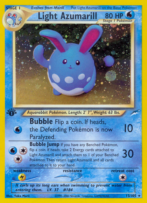 Light Azumarill 13/105 (1st Edition)