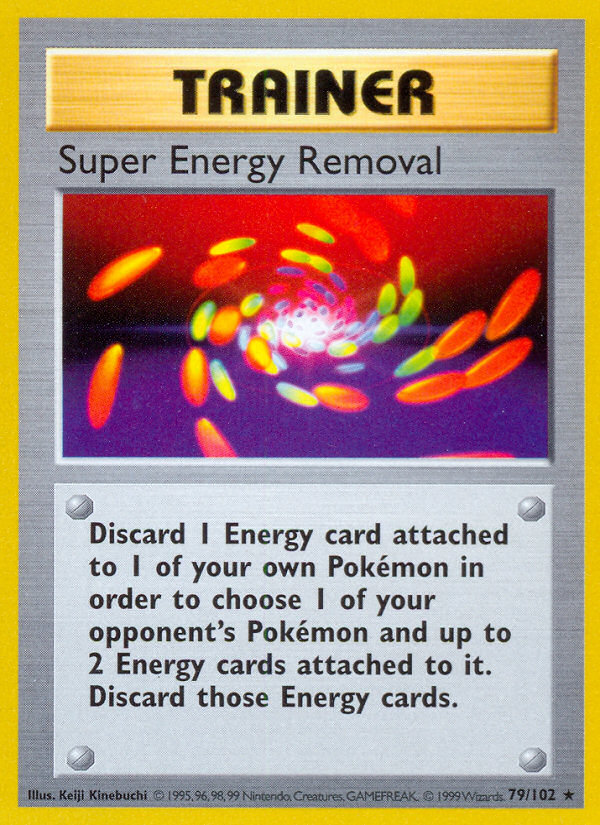 Super Energy Removal 79/102 (Shadowless)