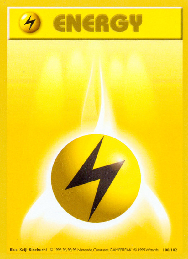 Lightning Energy 100/102 (Shadowless)