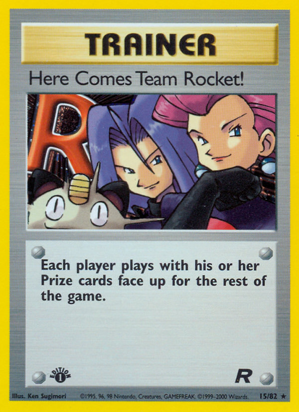 Here Comes Team Rocket! 15/82 (1st Edition)