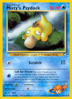 Misty's Psyduck 54/132