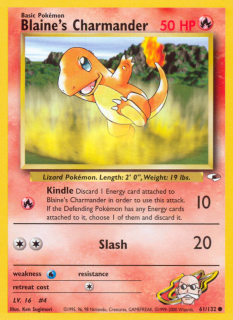 Blaine's Charmander 61/132