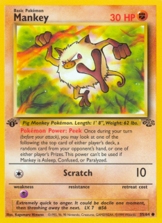 Mankey 55/64 (1st Edition)