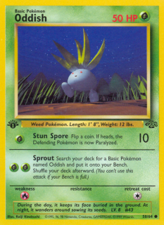Oddish 58/64 (1st Edition)