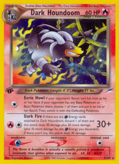 Dark Houndoom 7/105 (1st Edition)
