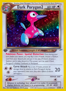 Dark Porygon2 8/105 (1st Edition)