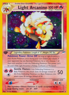 Light Arcanine 12/105 (1st Edition)