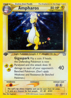 Ampharos 1/111 (1st Edition)