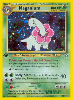 Meganium 10/111 (1st Edition)