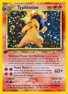 Typhlosion 17/111 (1st Edition)