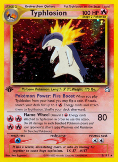 Typhlosion 18/111 (1st Edition)