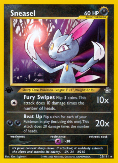 Sneasel 25/111 (1st Edition)
