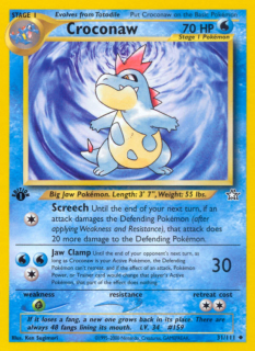 Croconaw 31/111 (1st Edition)