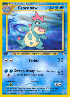 Croconaw 32/111 (1st Edition)