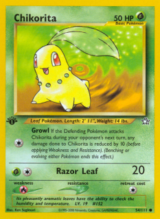 Chikorita 54/111 (1st Edition)