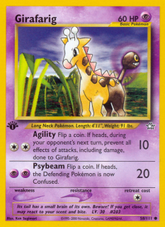 Girafarig 58/111 (1st Edition)