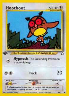 Hoothoot 60/111 (1st Edition)