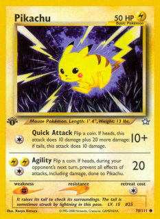 Pikachu 70/111 (1st Edition)