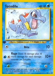 Totodile 80/111 (1st Edition)