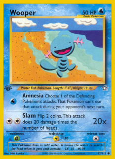 Wooper 82/111 (1st Edition)