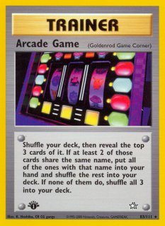 Arcade Game 83/111 (1st Edition)