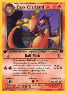 Dark Charizard 21/82 (1st Edition)