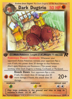 Dark Dugtrio 23/82 (1st Edition)