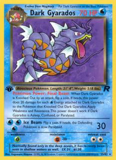 Dark Gyarados 25/82 (1st Edition)