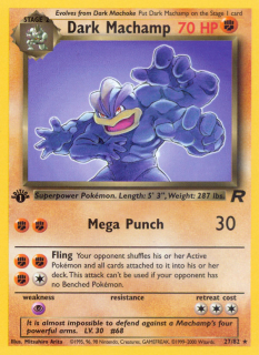 Dark Machamp 27/82 (1st Edition)