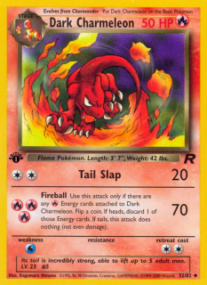 Dark Charmeleon 32/82 (1st Edition)