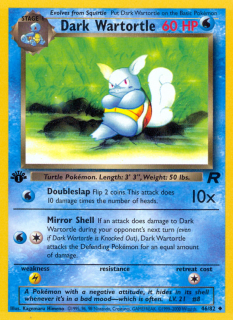 Dark Wartortle 46/82 (1st Edition)