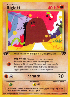 Diglett 52/82 (1st Edition)