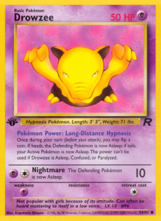 Drowzee 54/82 (1st Edition)