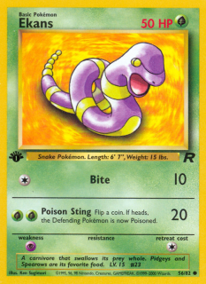 Ekans 56/82 (1st Edition)