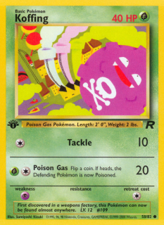 Koffing 58/82 (1st Edition)