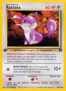 Rattata 66/82 (1st Edition)