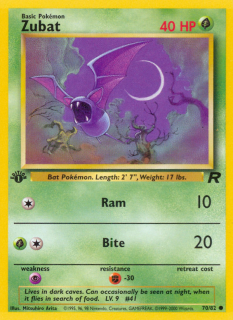 Zubat 70/82 (1st Edition)