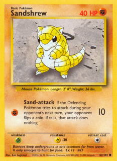 Sandshrew 62/102