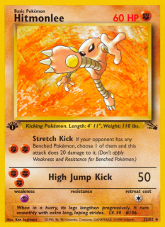 Hitmonlee 22/62 (1st Edition)