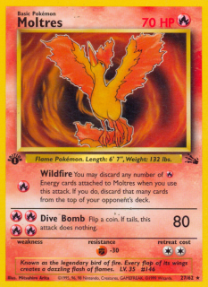Moltres 27/62 (1st Edition)