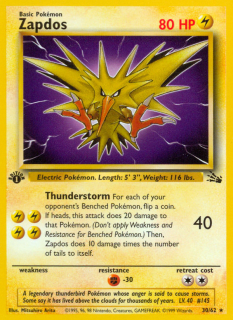 Zapdos 30/62 (1st Edition)