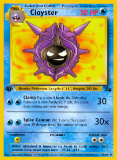 Cloyster 32/62 (1st Edition)