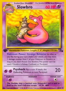Slowbro 43/62 (1st Edition)
