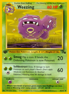 Weezing 45/62 (1st Edition)