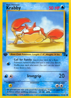 Krabby 51/62 (1st Edition)