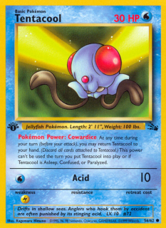 Tentacool 56/62 (1st Edition)