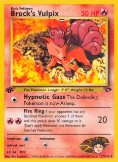 Brock's Vulpix 37/132 (1st Edition)