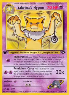 Sabrina's Hypno 56/132 (1st Edition)