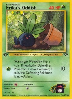 Erika's Oddish 70/132 (1st Edition)