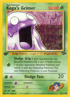 Koga's Grimer 78/132 (1st Edition)